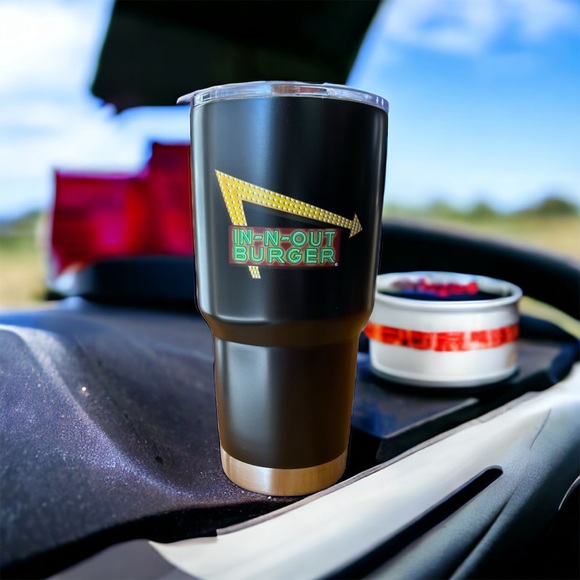 IN-N-OUT HOT / COLD 30 Oz Cup Tumbler Travel Collectible Gift Mug Cup New - Picture 11 of 14